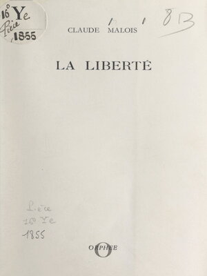 cover image of La liberté